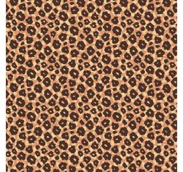 Tapeta zwierzęta w wzór leoparda - TenStickers