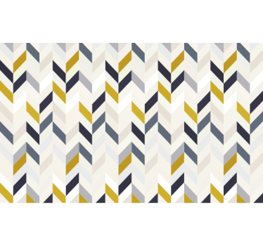 Tapeta do biura z kolorowymi geometrycznymi wzorami - TenStickers