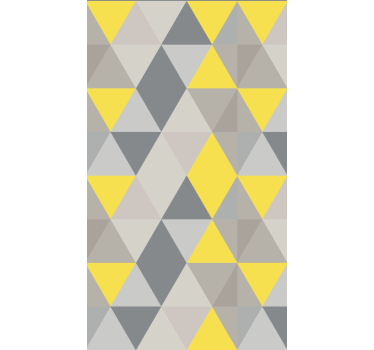 Tapeta do biura w trójkąty pantone - TenStickers