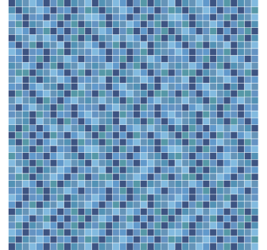 Tapeta do biura w geometryczny mozaikowy wzór - TenStickers