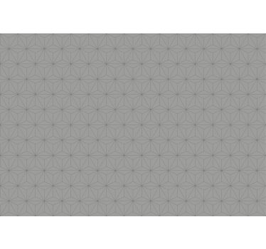 Tapeta do biura w szare trójkąty betonowe - TenStickers