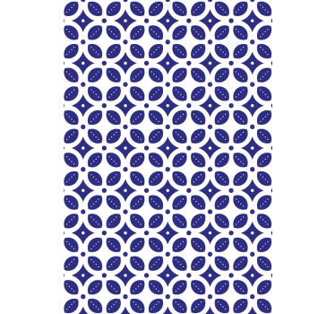 Tapeta do salonu z geometrycznym wzorem - TenStickers