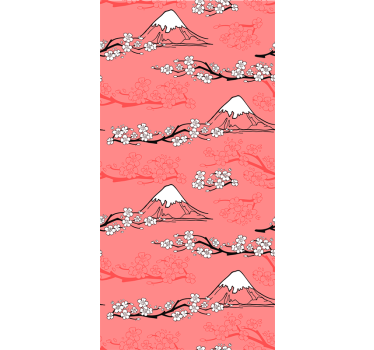 Tapeta drzewa wiosennego - TenStickers