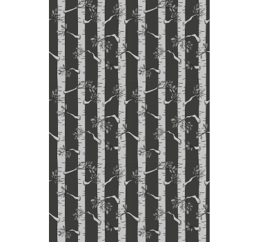 Tapeta drzewa jasne w skandynawskim stylu - TenStickers