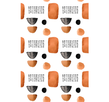 Tapeta do biura w minimalistyczne kształty geometryczne - TenStickers