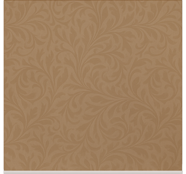 Tapeta do salonu elegancki ciemny beżowy wzór - TenStickers