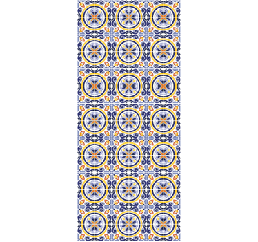 Tapeta do kuchni płytki letnie - TenStickers