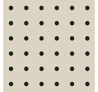 Tapeta do kuchni w beżowe kropki - TenStickers