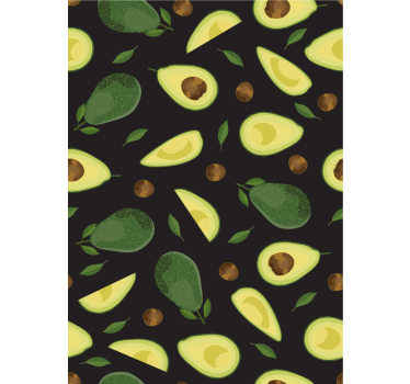 Tapeta do kuchni w motyw awokado - TenStickers