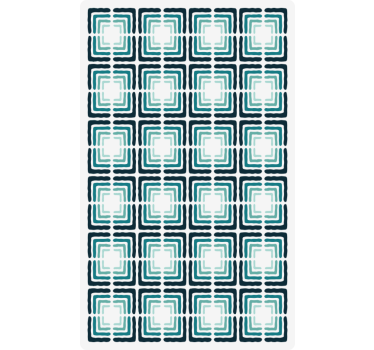 Tapeta do kuchni w abstrakcyjne wzory geometryczne - TenStickers