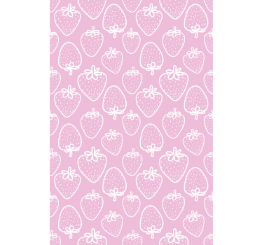 Tapeta do kuchni w motyw truskawek - TenStickers
