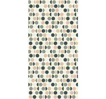 Tapeta do kuchni eleganckie kręgi - TenStickers