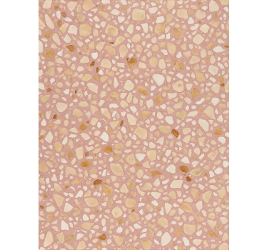 Tapeta kamienie terrazzo w odcieniach różu - TenStickers