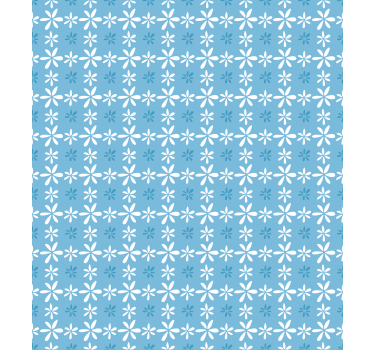 Tapeta kwiaty białe kwiaty stokrotek - TenStickers