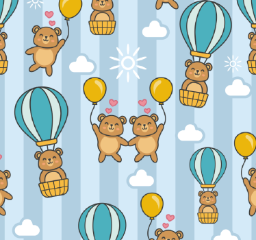 Tapeta latające zwierzęta dla dzieci - TenStickers
