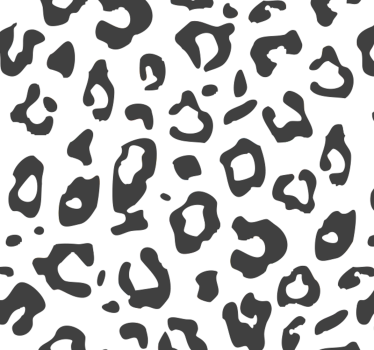 Tapeta ze zwierzętami Czarny lampart - TenStickers