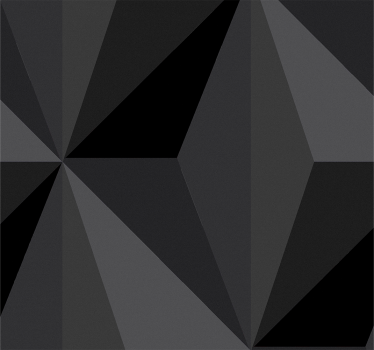 Tapeta geometryczna do salonu trójkąty 3d - TenStickers