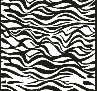 Tapeta zebra wzór w paski zebry - TenStickers