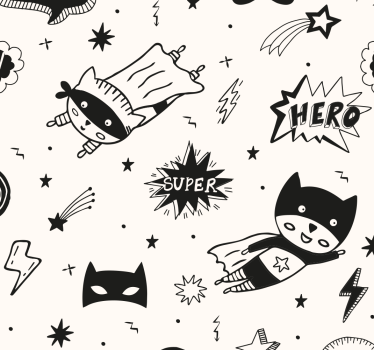 Tapeta dla nastolatka Tekstura komiksu onomatopei - TenStickers