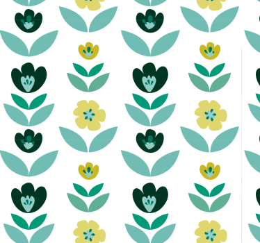 Tapeta kwiat mięty - TenStickers