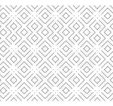 Tapeta do salonu Geometryczny czarno-biały - TenStickers