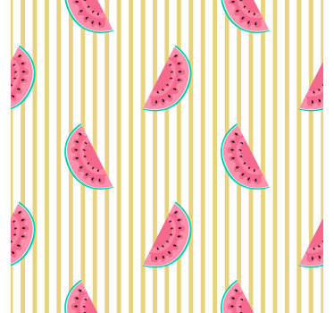 Tapeta do kuchni plasterki arbuza - TenStickers