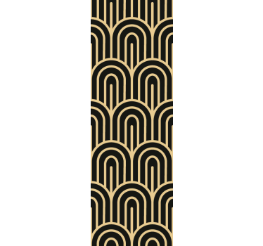 Tapeta do salonu Złote wzory deco - TenStickers