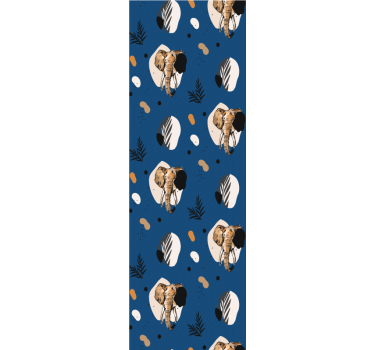 Tapeta słonie motyw safari - TenStickers