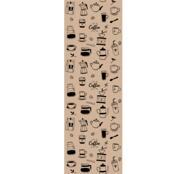 Tapeta do kuchni motyw kawy - TenStickers