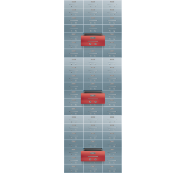 Tapety przemysłowe szafy przemysłowe - TenStickers