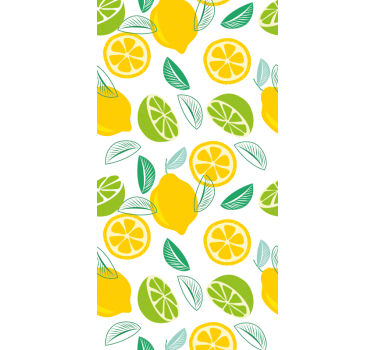 Tapeta do kuchni motyw cytrusowy - TenStickers