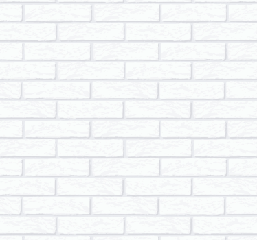 Tapeta do salonu Biały wzór cegły - TenStickers
