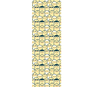 Tapeta zwierzęta ładny wzór sów - TenStickers