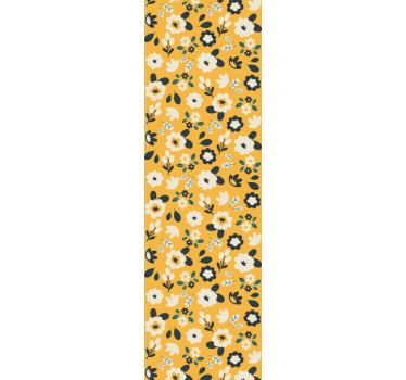 Tapeta kwiaty kwiatowy element sypialni - TenStickers
