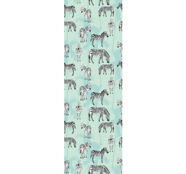 Tapeta zebra wzory zebry - TenStickers