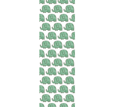 Tapeta słonie urocze słonie - TenStickers