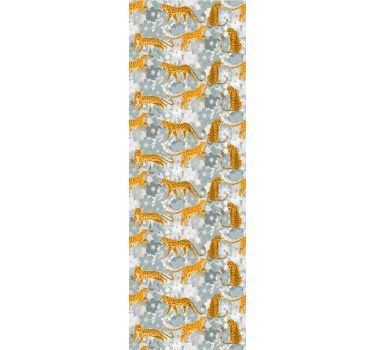Tapeta zwierzęta motyw lamparta - TenStickers