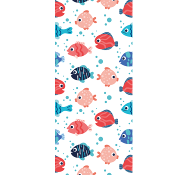 Tapeta ryby wodna zabawa - TenStickers