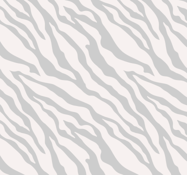 Tapeta zebra Jasnoszary wzór zebry - TenStickers