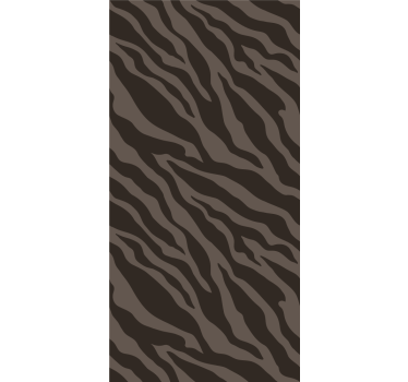 Tapeta zebra stylowy czarno-brązowy wzór - TenStickers