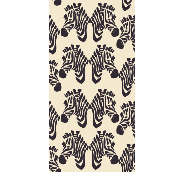 Tapeta zebra projekt wzoru zebry - TenStickers