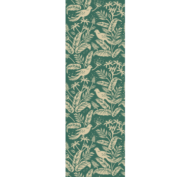Tapeta ptaki woliera botaniczna - TenStickers