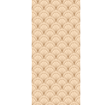 Tapeta do biura elegancki motyw wachlarza - TenStickers