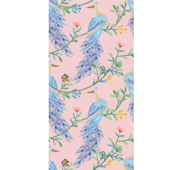 Tapeta ptaki eleganckie upierzone stworzenia - TenStickers