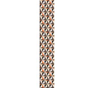 Tapeta do salonu układ trójkątów geometrycznych - TenStickers