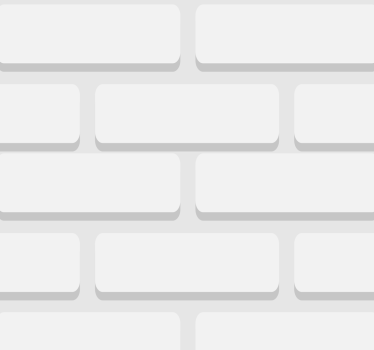 Tapeta do salonu białe realistyczne cegły - TenStickers
