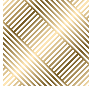 Tapeta do przedpokoju geometryczne złote linie - TenStickers