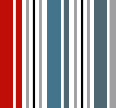 Tapeta pionowy wzór niebieski i czerwony - TenStickers