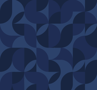 Granatowa tapeta retro geometryczny - TenStickers