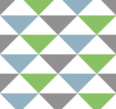 Tapeta do biura kolorowe pastelowe trójkąty - TenStickers